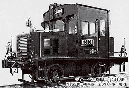 ディーゼル機関車(DB10形)／写真提供：川崎重工(株)兵庫工場 様